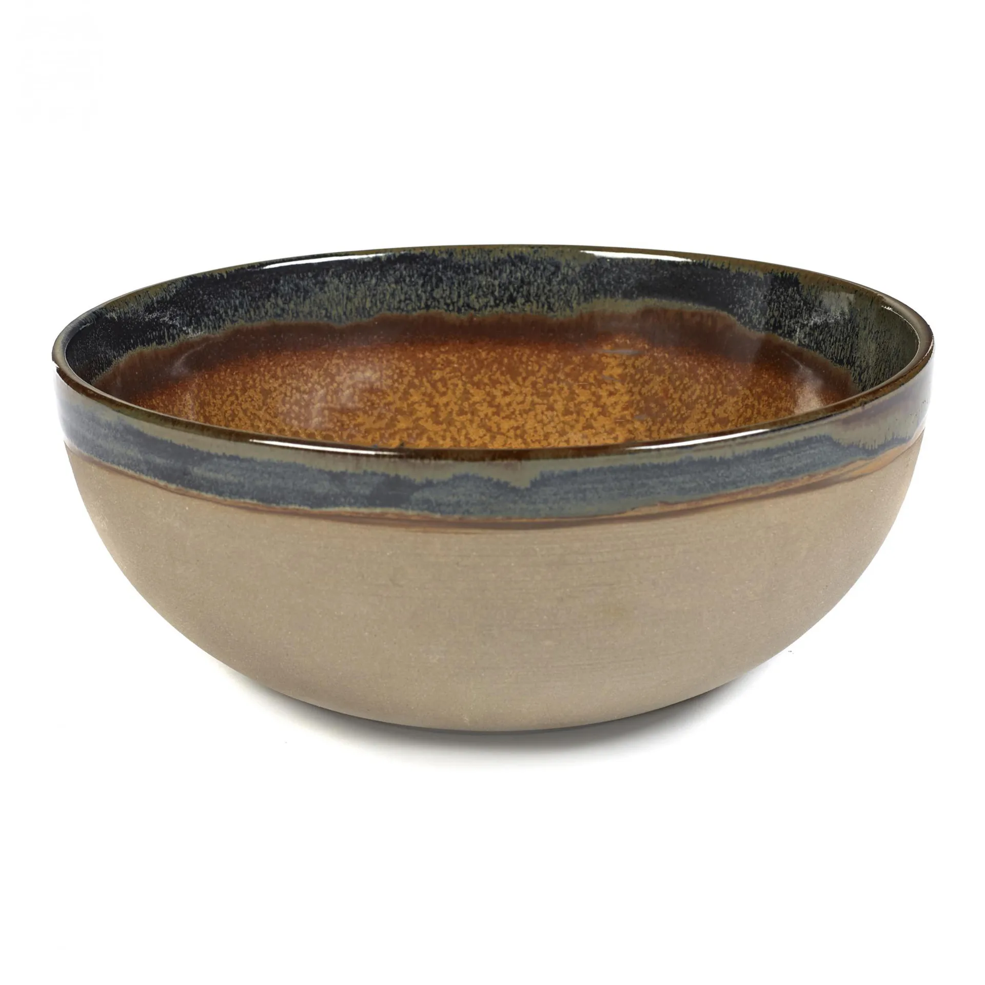 Serax Surface salatsk&aring;l 23,5 cm Rusty brown