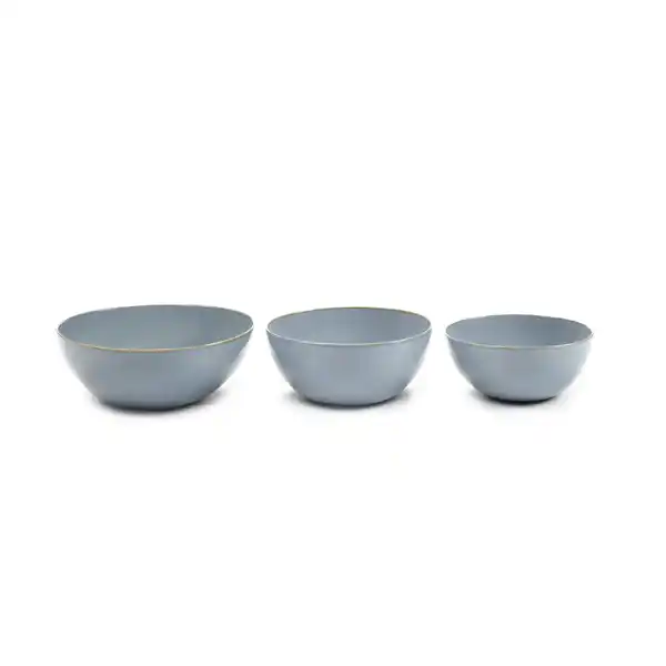 Terres de Rêves apero skål 3 delar, Smokey