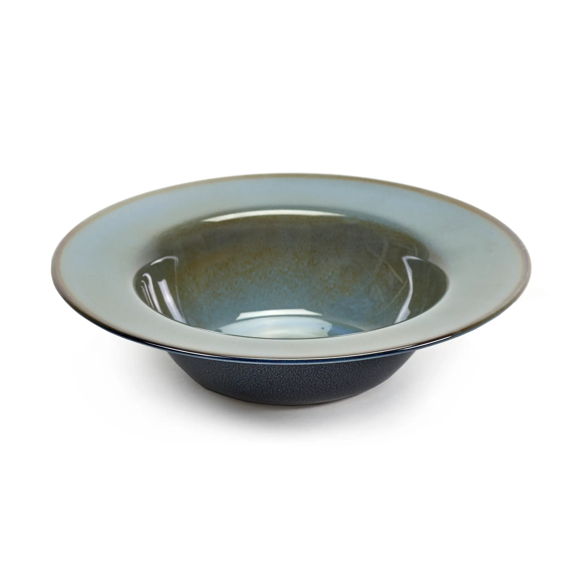 Serax Terres de R&ecirc;ves djup tallrik 21,3 cm Blue grey-dark blue