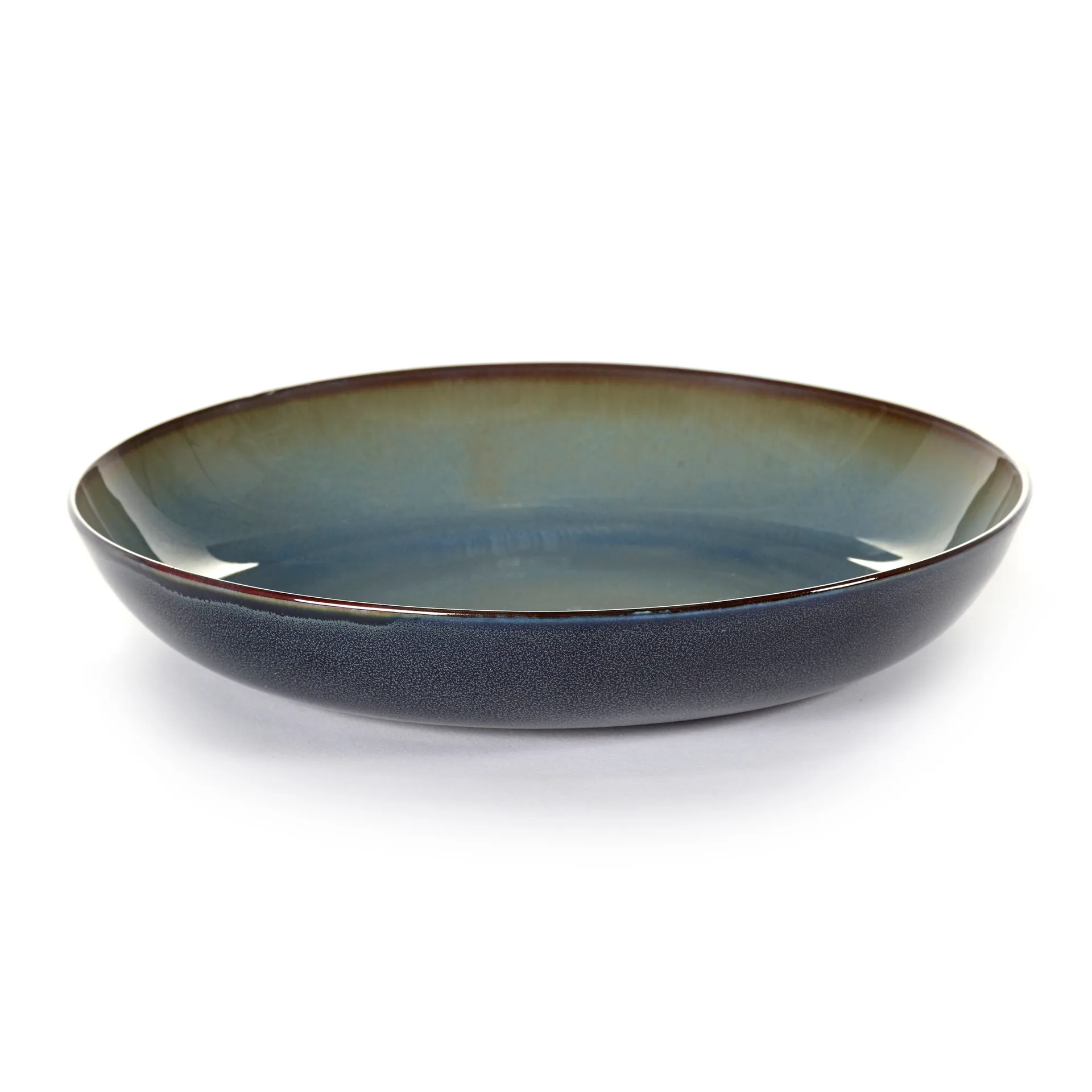 Serax Terres de R&ecirc;ves pastatallrik 23,5 cm Blue grey-dark blue