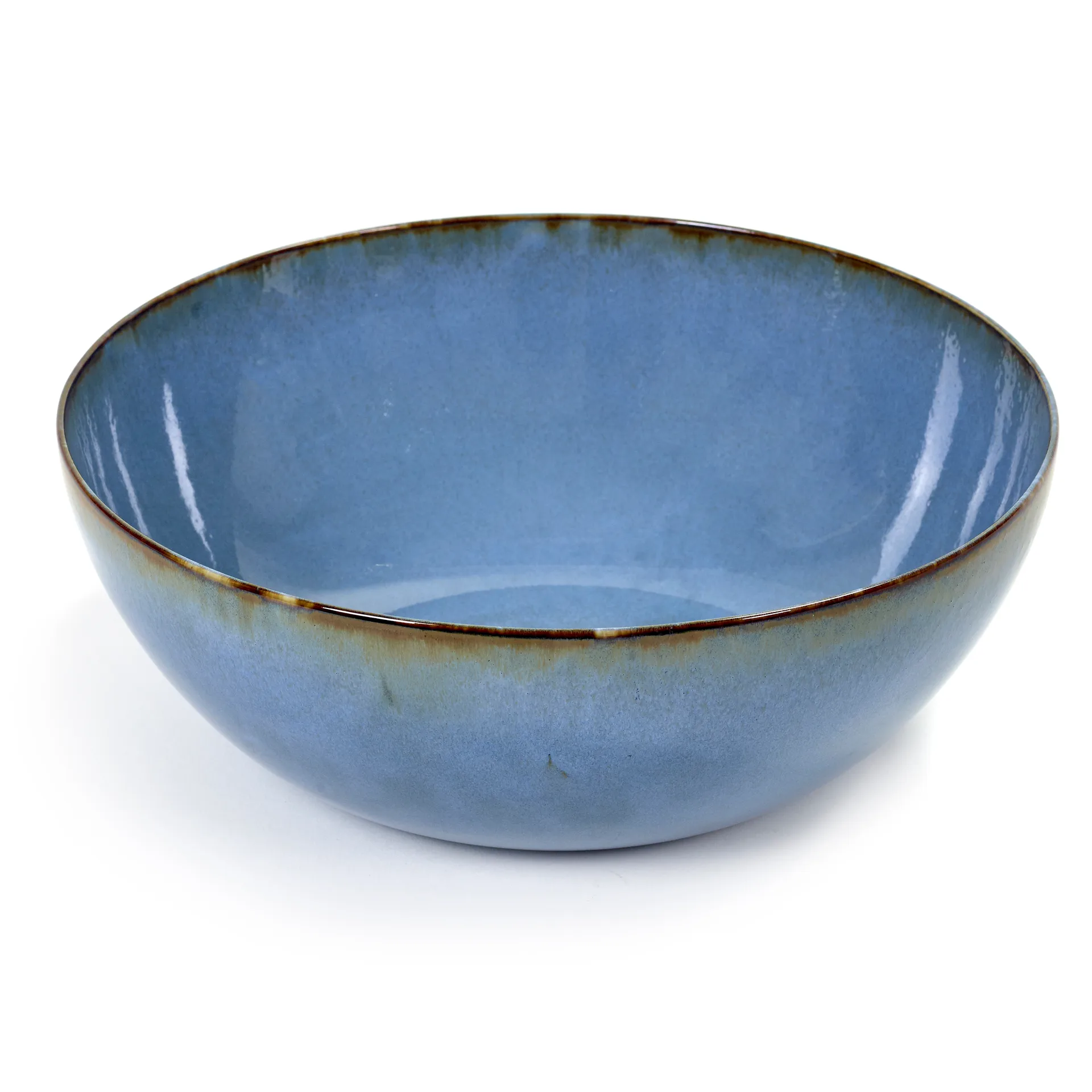 Serax Terres de Rêves salatskål 27 cm Smokey blue