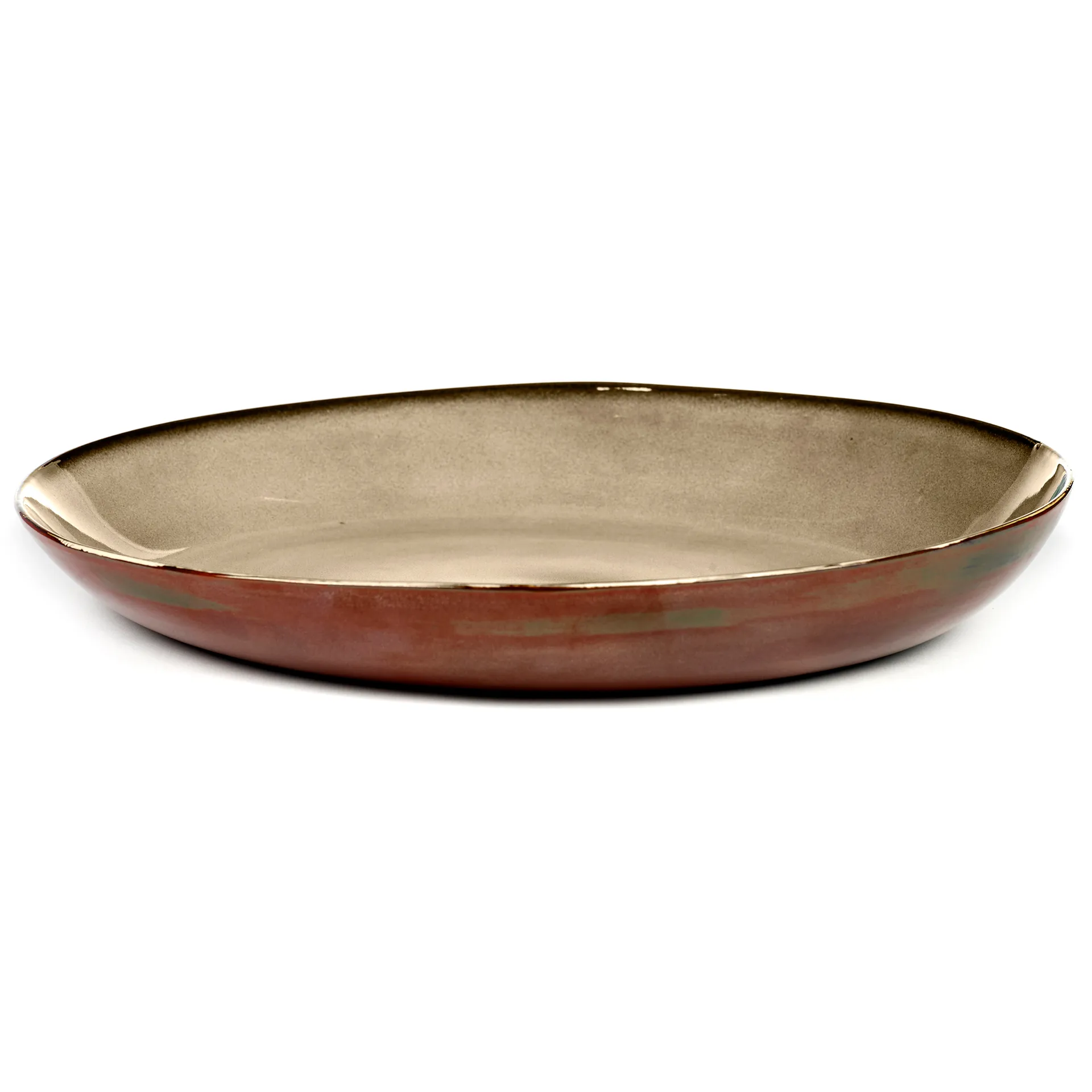 Serax Terres de Rêves serveringsfad 35,5 cm Misty grey/Rust
