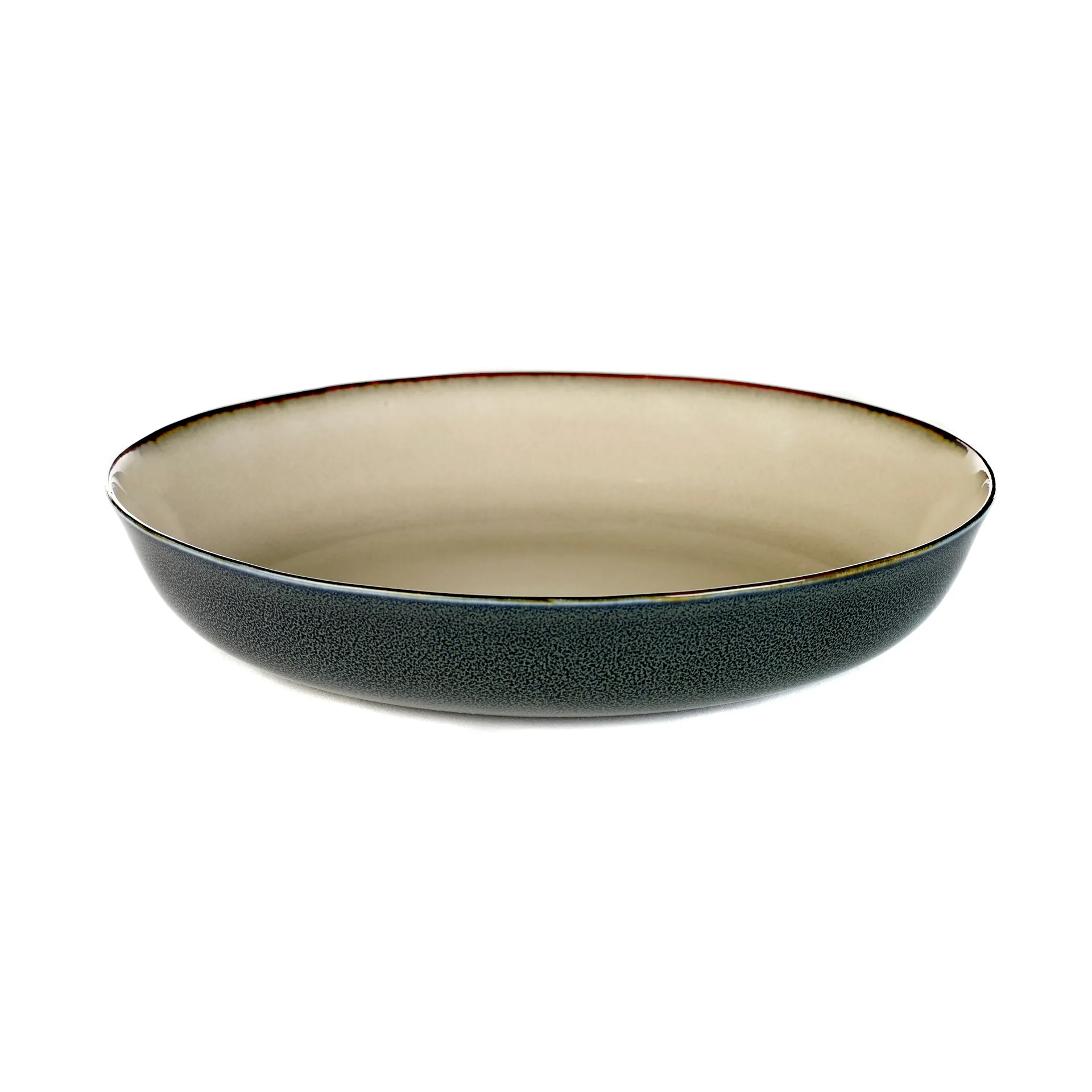 Serax Terres de R&ecirc;ves tallerken 21 cm Misty grey-dark blue
