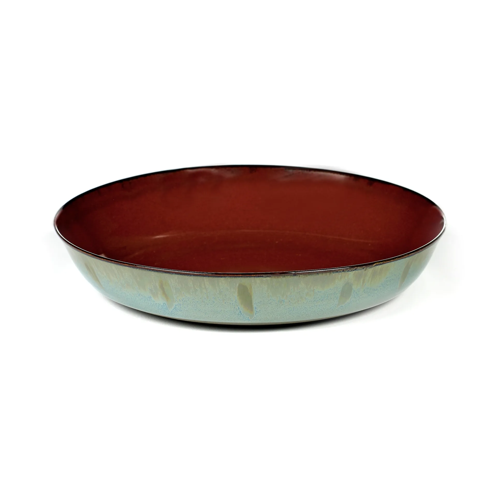 Serax Terres de Rêves tallerken 21 cm Rust/Smokey blue