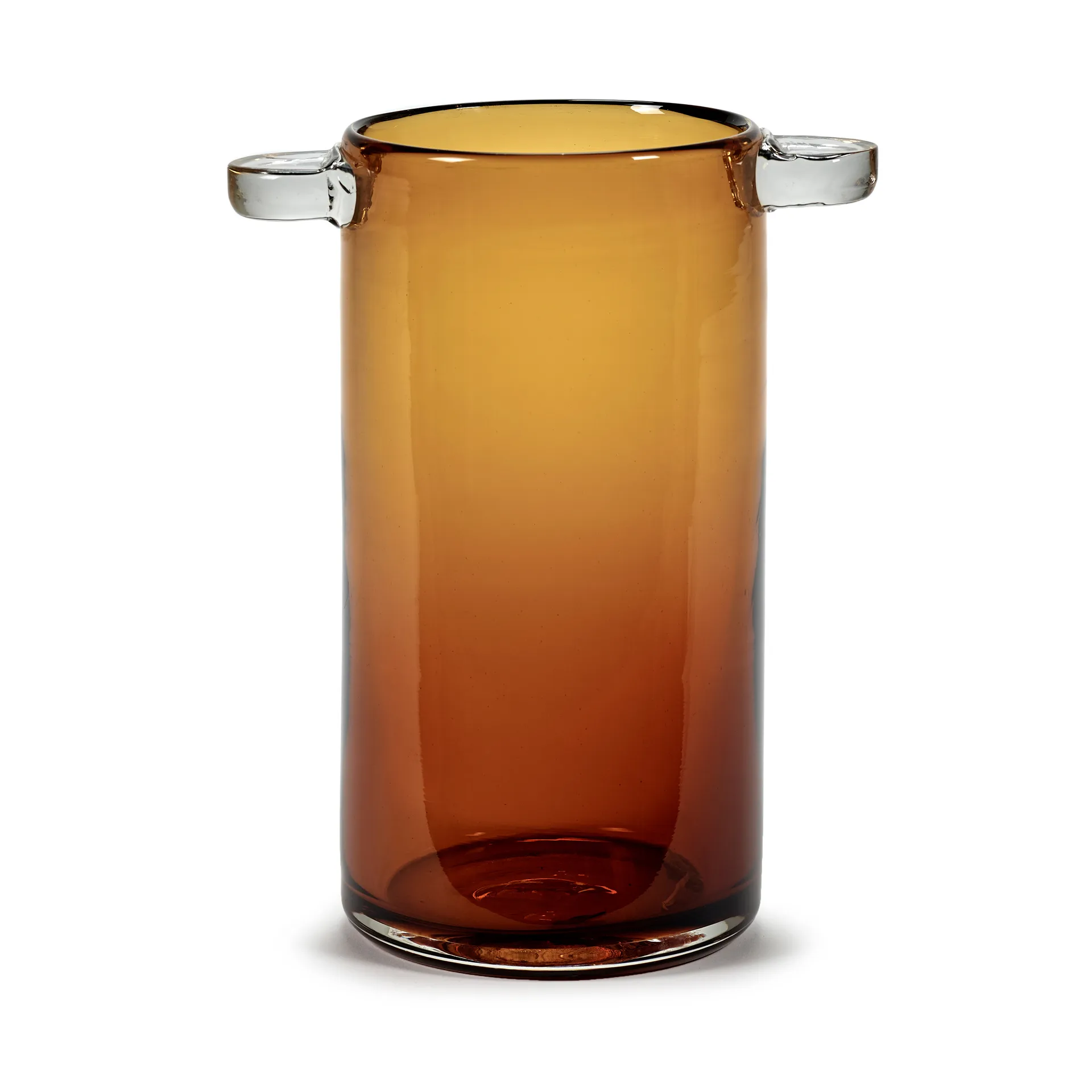 Serax Wind og Fire vas med öra 24 cm Amber