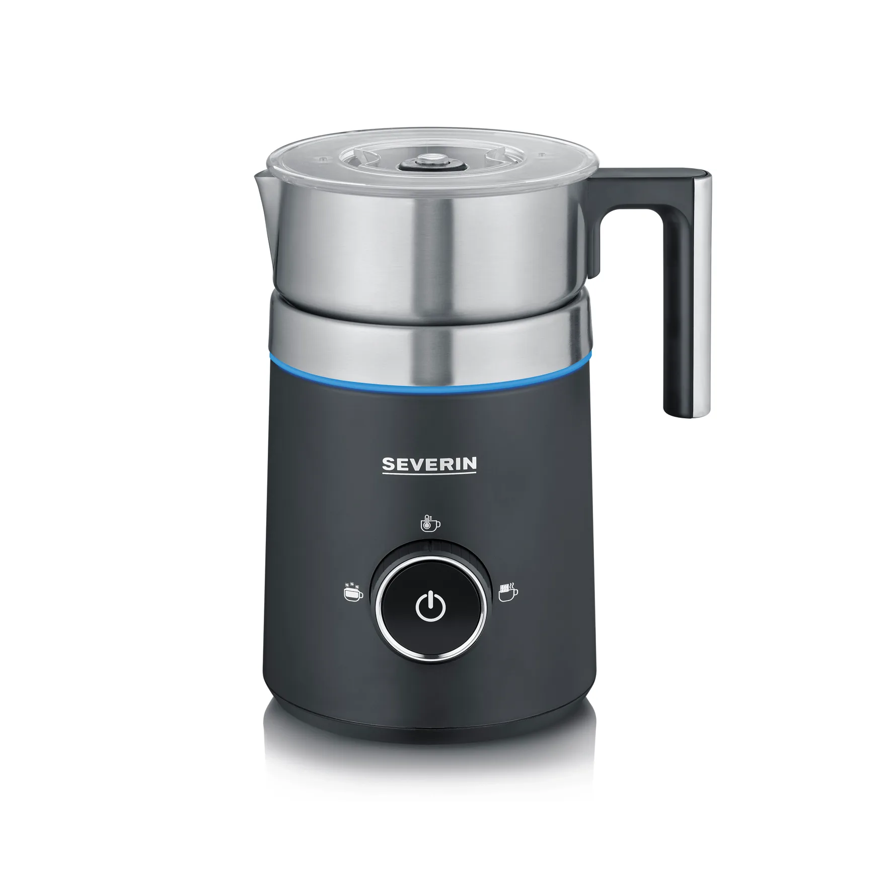 Severin Severin SM 3585 Spuma mj&ouml;lkskummare 500 ml Svartgr&aring;
