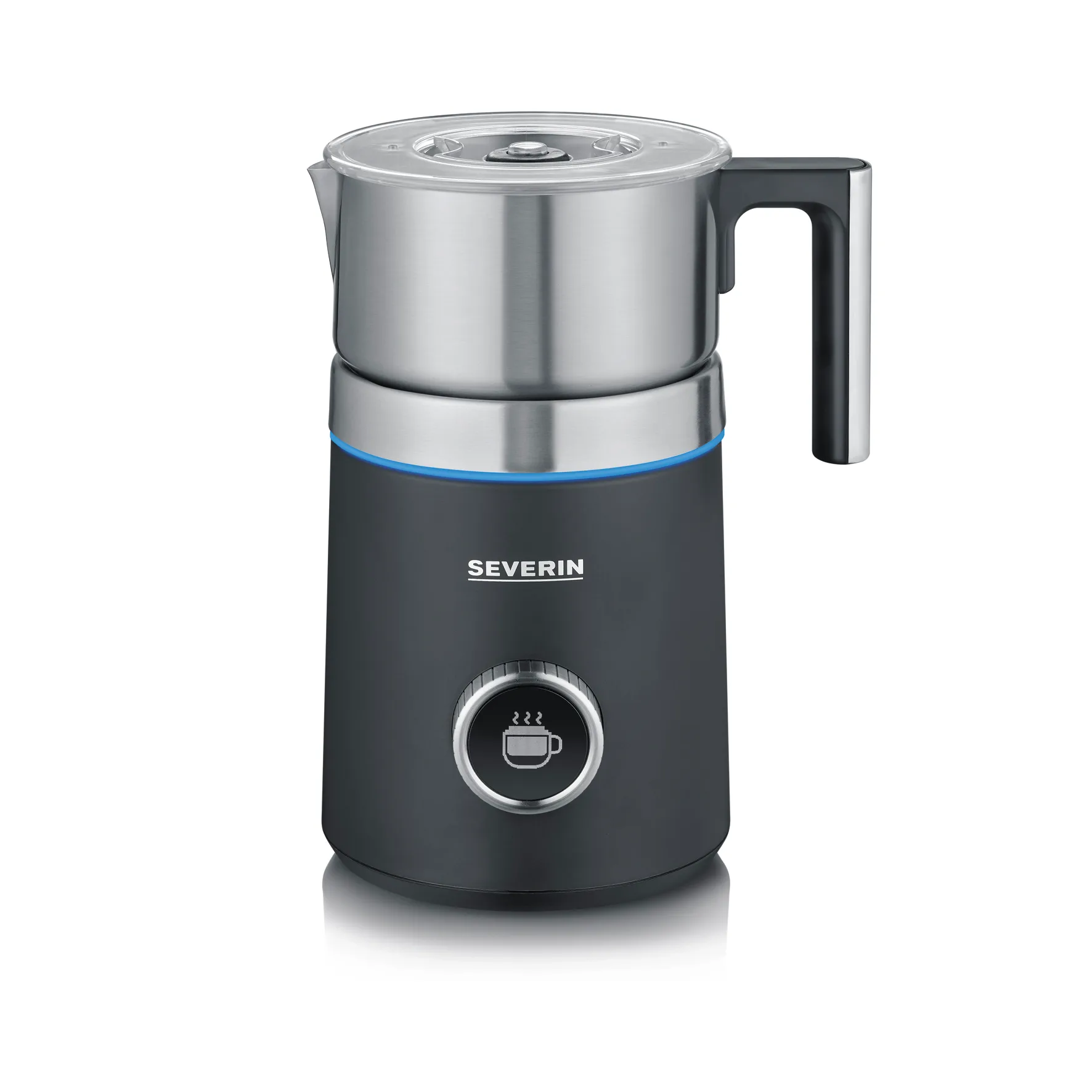 Severin Severin SM 3587 Spuma Plus mj&ouml;lkskummare 700 ml Svartgr&aring;
