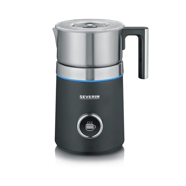 Severin SM 3587 Spuma Plus mjölkskummare 700 ml, Svartgrå