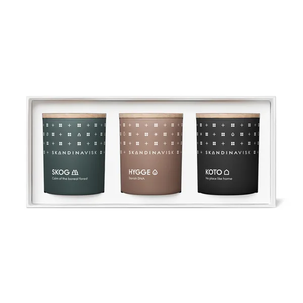 Hibernation doftljus gåvoset mini, 3 delar