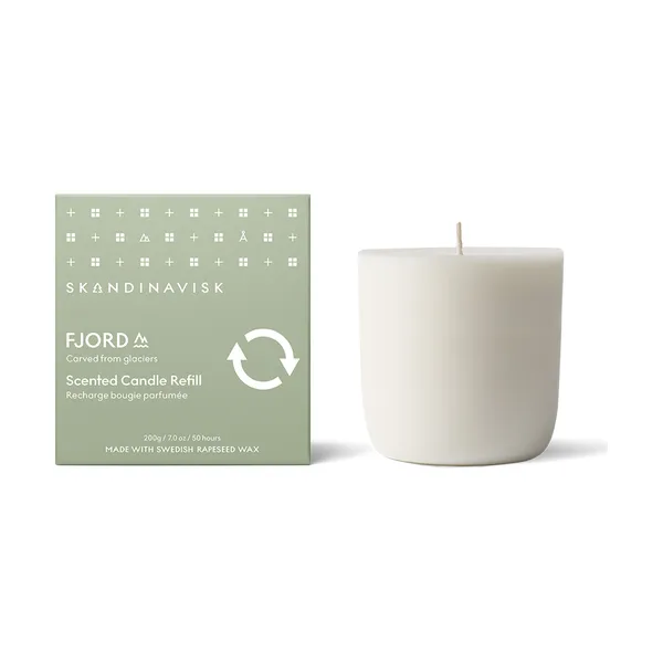 Refill Fjord doftljus, 200 g