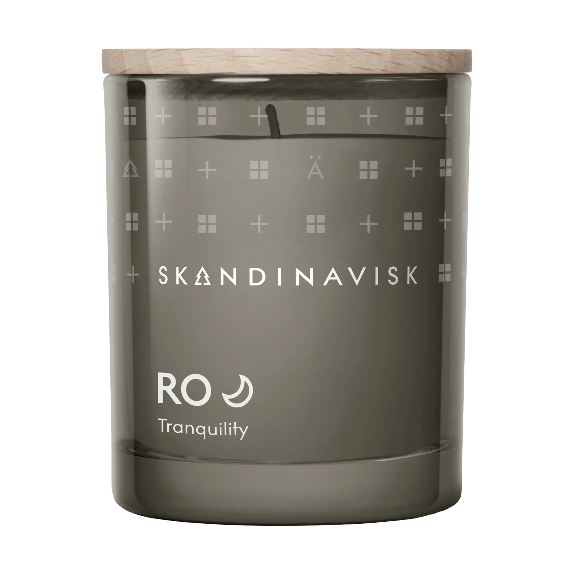 Skandinavisk Ro duftlys med låg 65 g