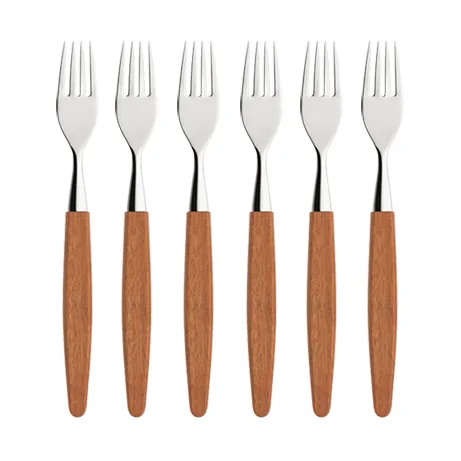 Skaugum of Norway Skaugum gaffel 6-pack Ecco Teak