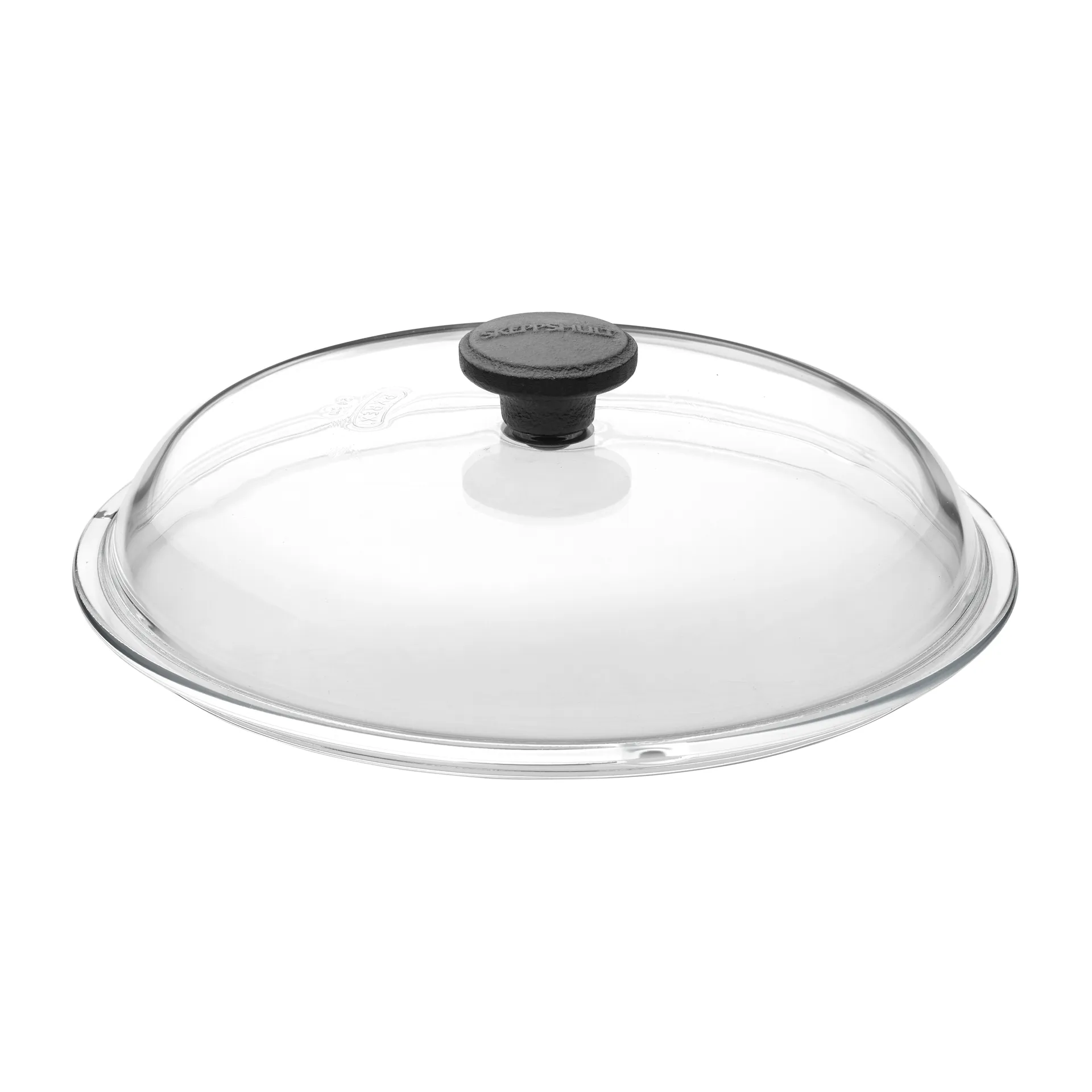 Skeppshult Gjutjärn Skeppshult glaslock med gjutjärnsknopp Ø25 cm