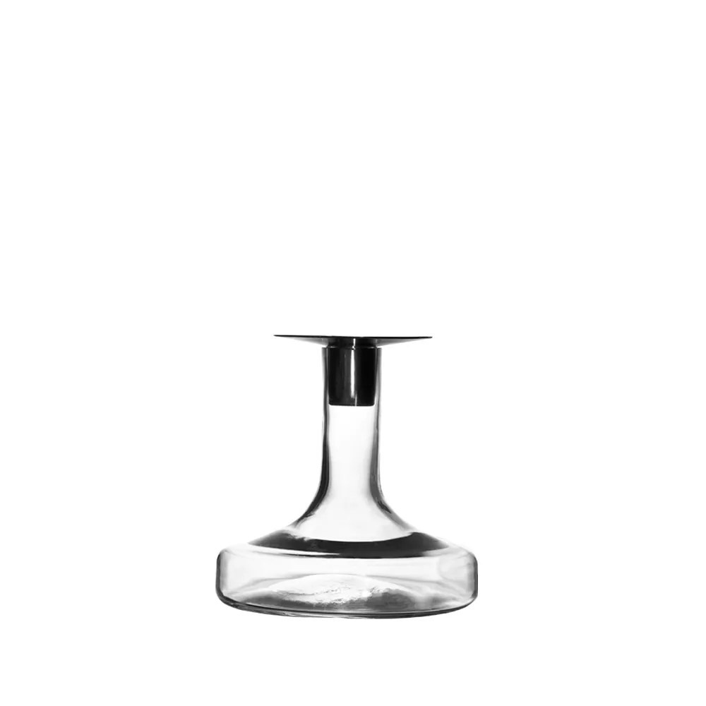 Skrufs Glasbruk Bougeoir Halo transparent, grand