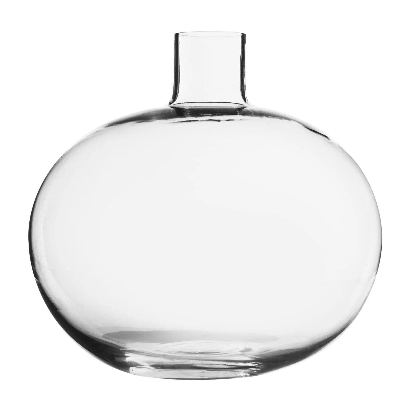 Skrufs Glasbruk Holmen vas &Oslash;10 cm Klar