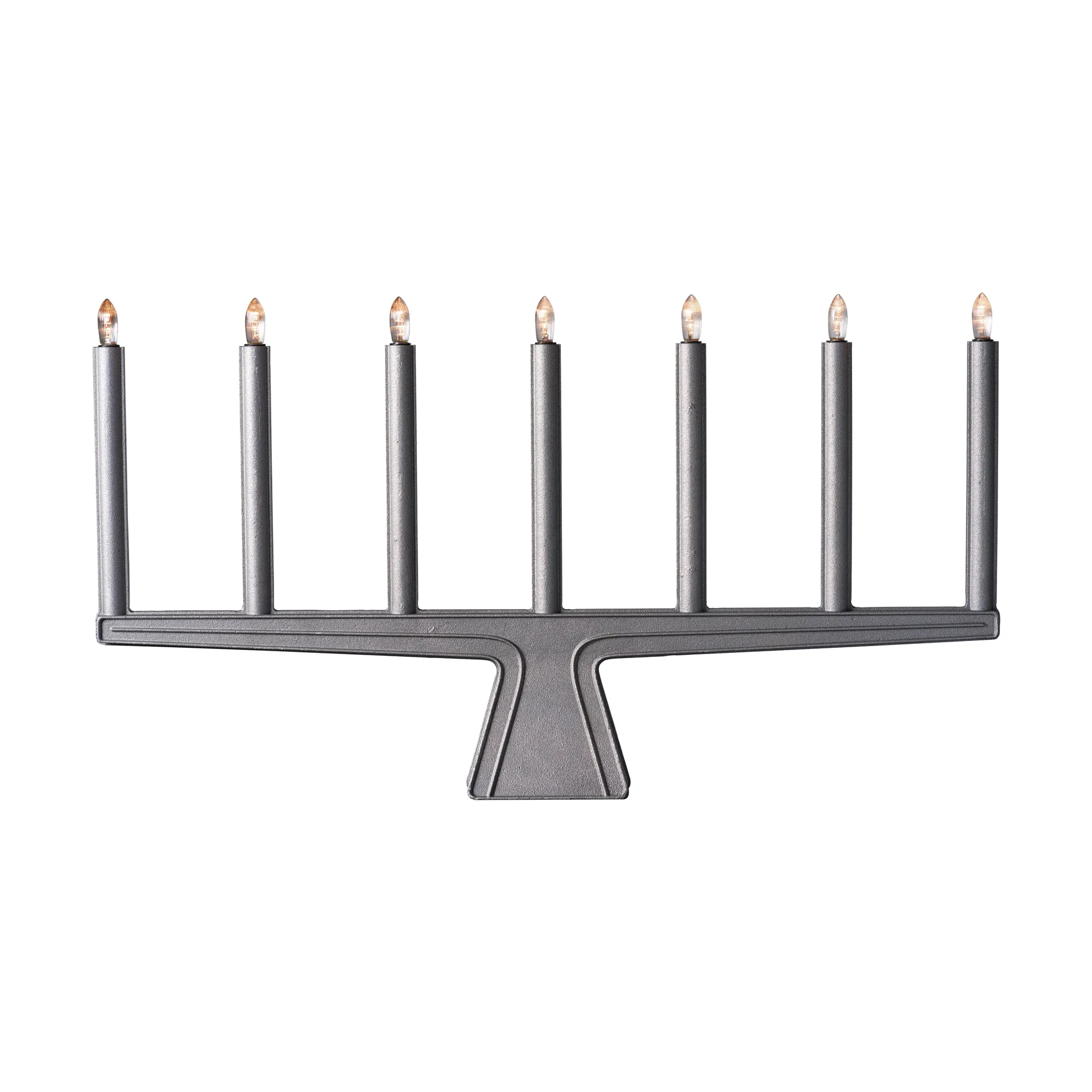SMD Design Bougeoir de l'Avent Stella 7, Aluminium brut
