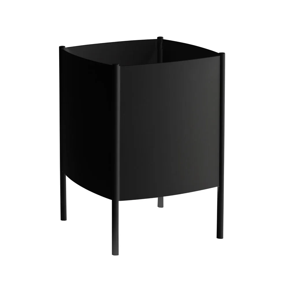 SMD Design Pot Konvex Pot Noir, grand Ø