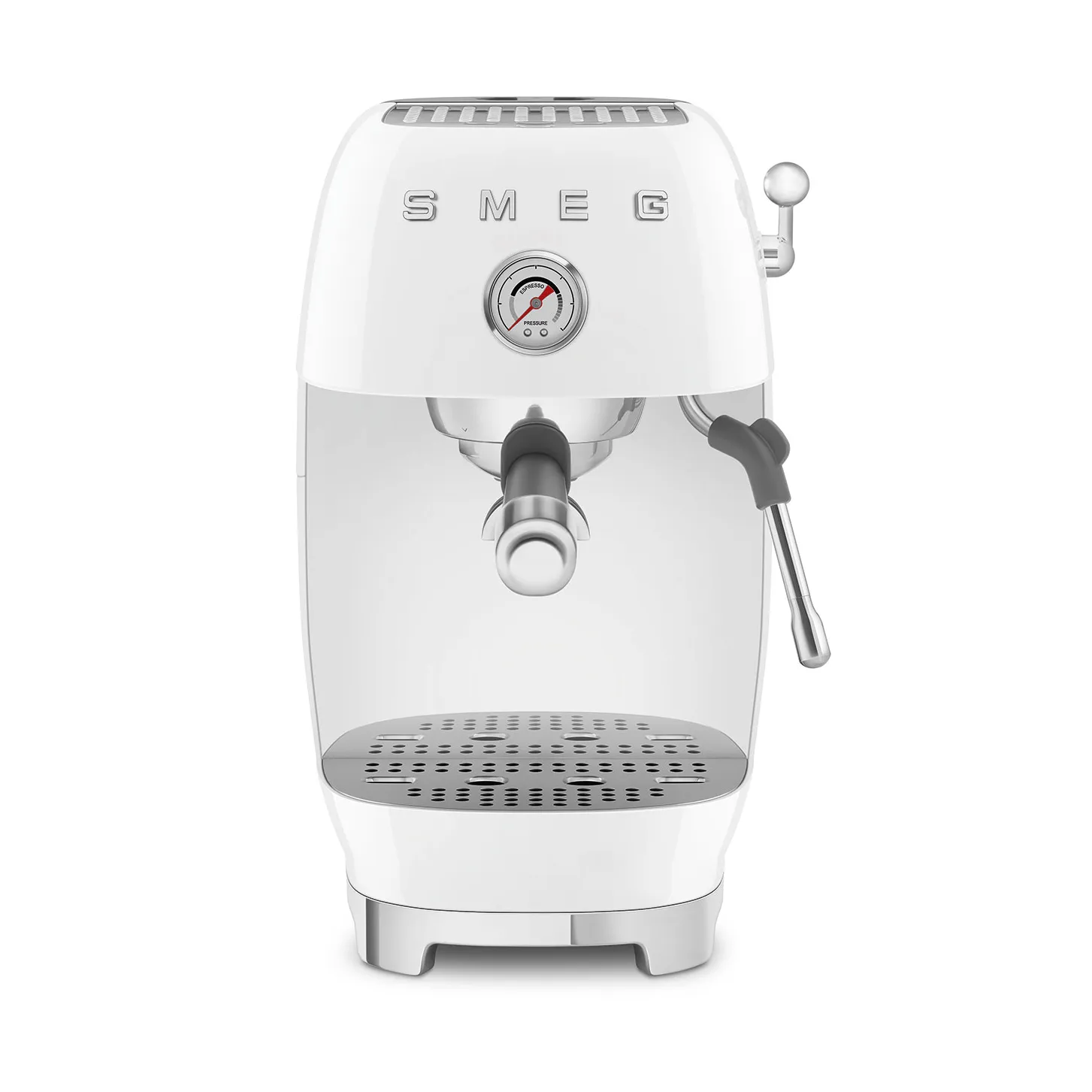 Smeg Smeg 50's style halvautomatisk espressomaskin ECF03 White