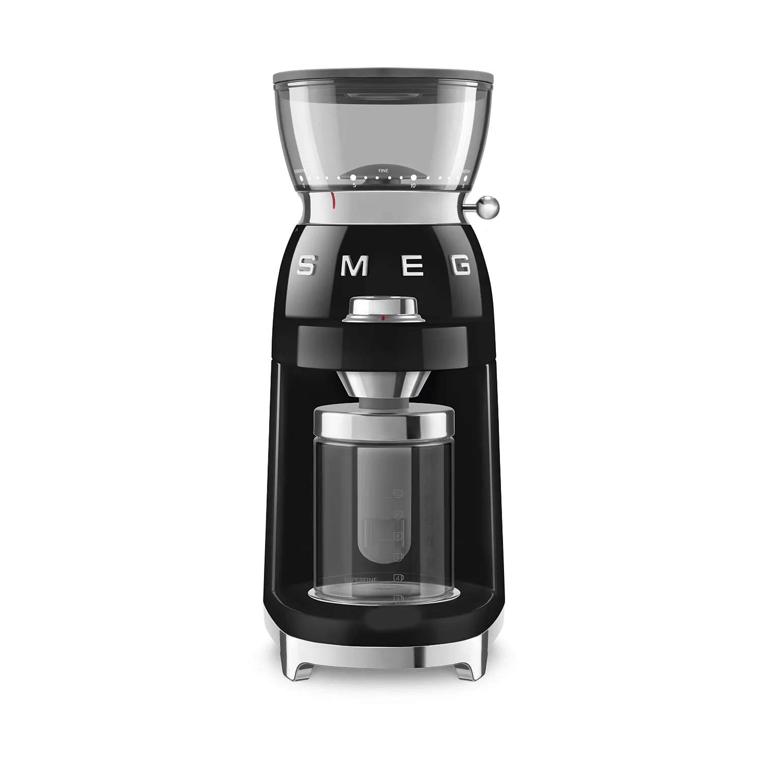 Smeg CGF03 50's Style Kaffekværn - 240g - Sort
