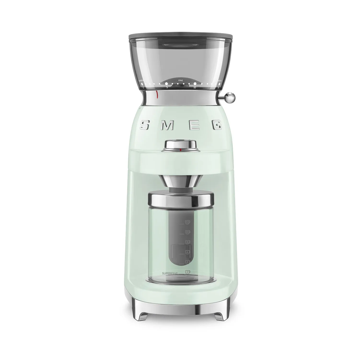 Smeg CGF03 50's Style Kaffekværn - 240g - Pastelgrøn
