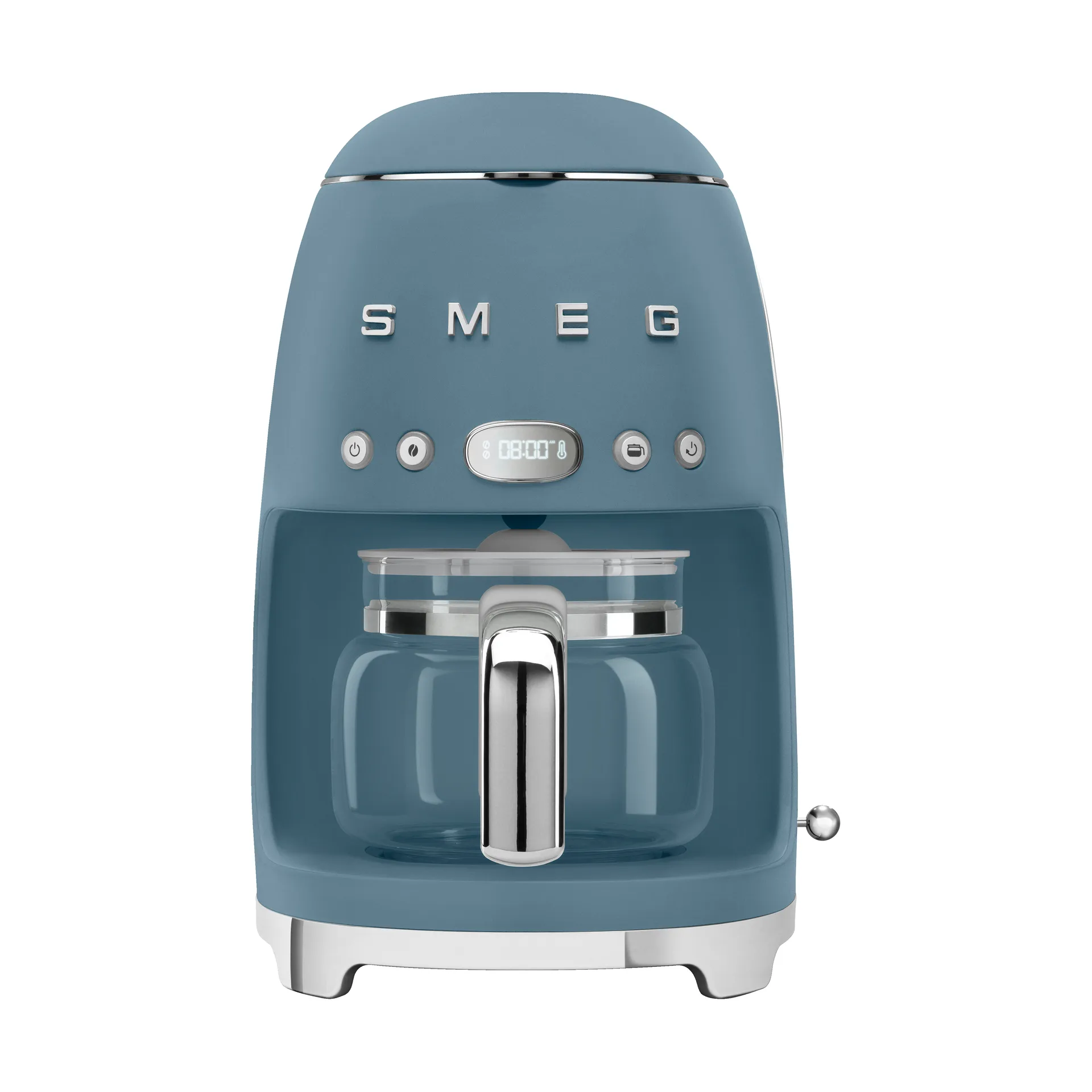 Smeg 50''s Style Drypfilter kaffemaskine DCF02SBMEU Storm Blue, Filter kaffemaskine, 1,4 L, Malet kaffe, 1050 W, Blå