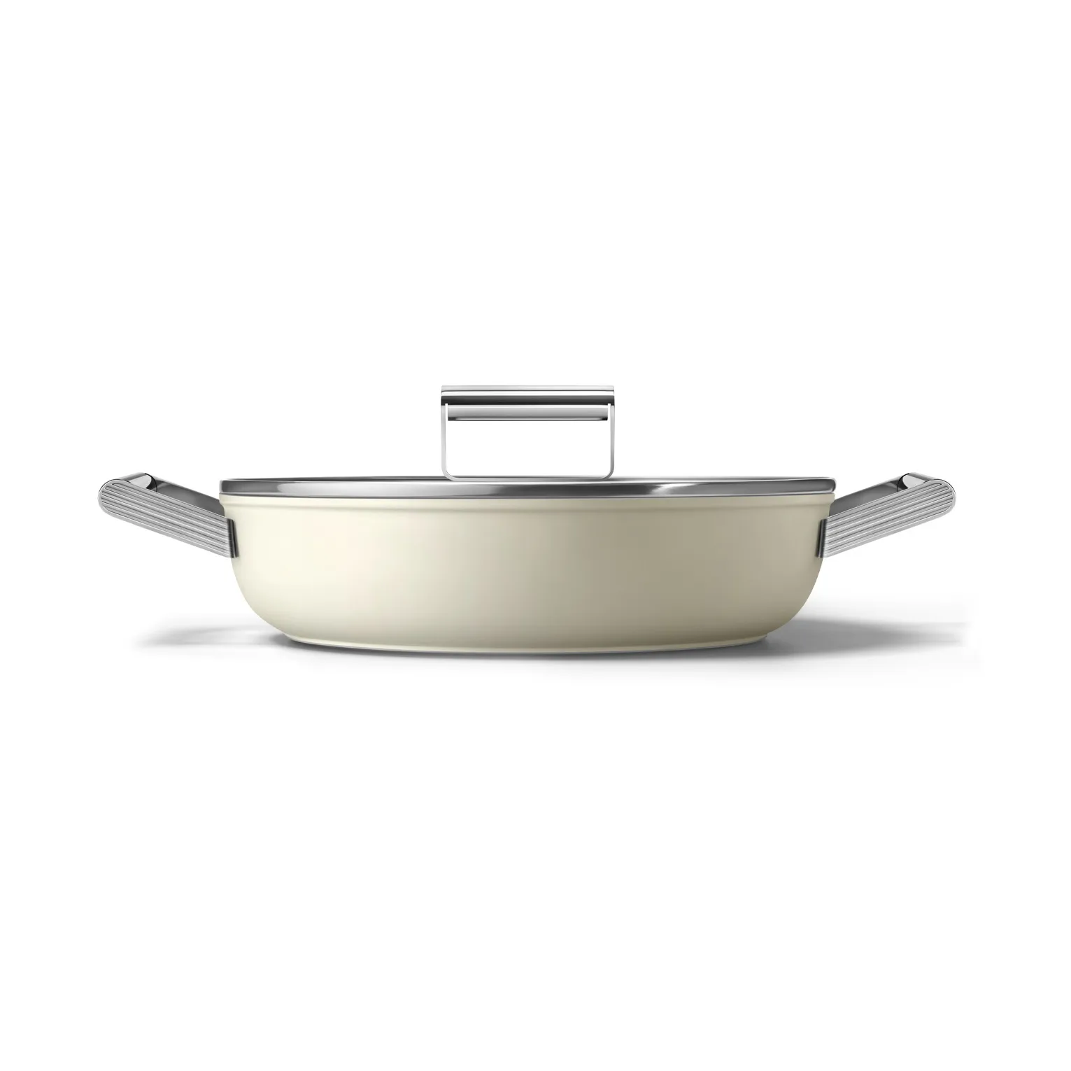 Smeg Smeg 50's style keramisk sauterpande med låg Ø28 cm Cream