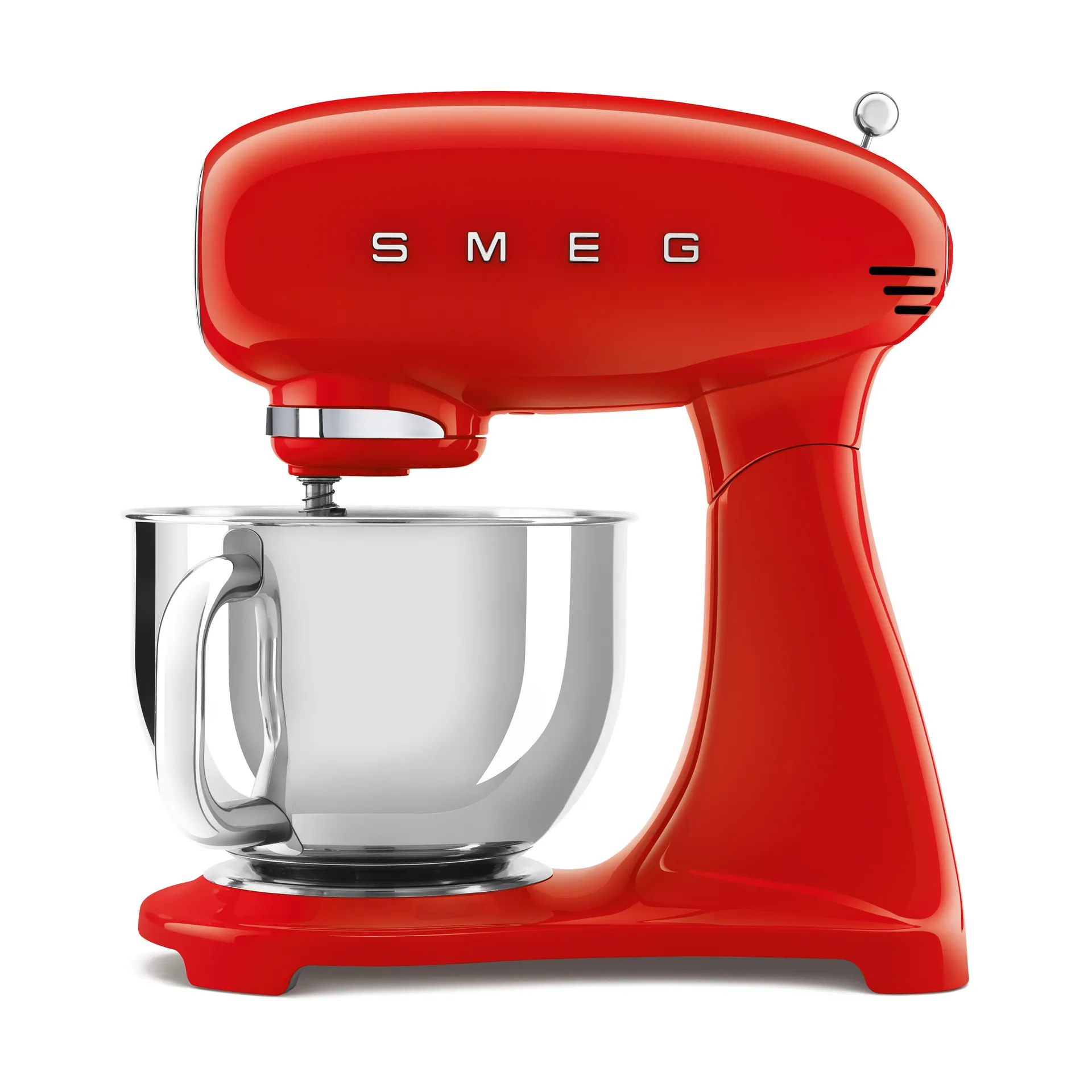 Smeg SMF05RDEU 50's Style Køkkenmaskine - 1000W, 4.8L, 10 Hastigheder - Rød