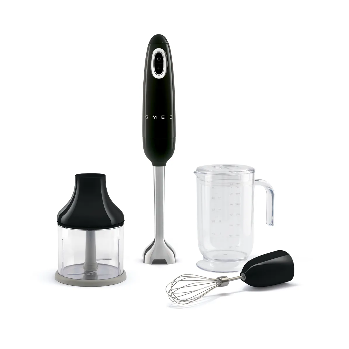 Smeg HBF03BLEU Stavblender med Tilbehør - 700W, Turbofunktion - Sort