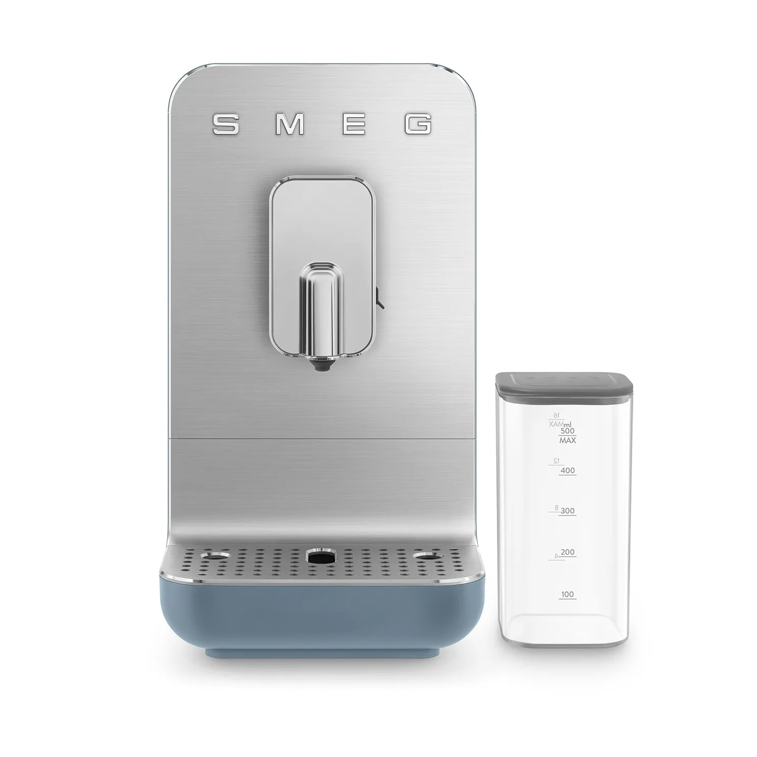 Smeg Smeg espressomaskin med beh&aring;llare automatisk Storm Blue