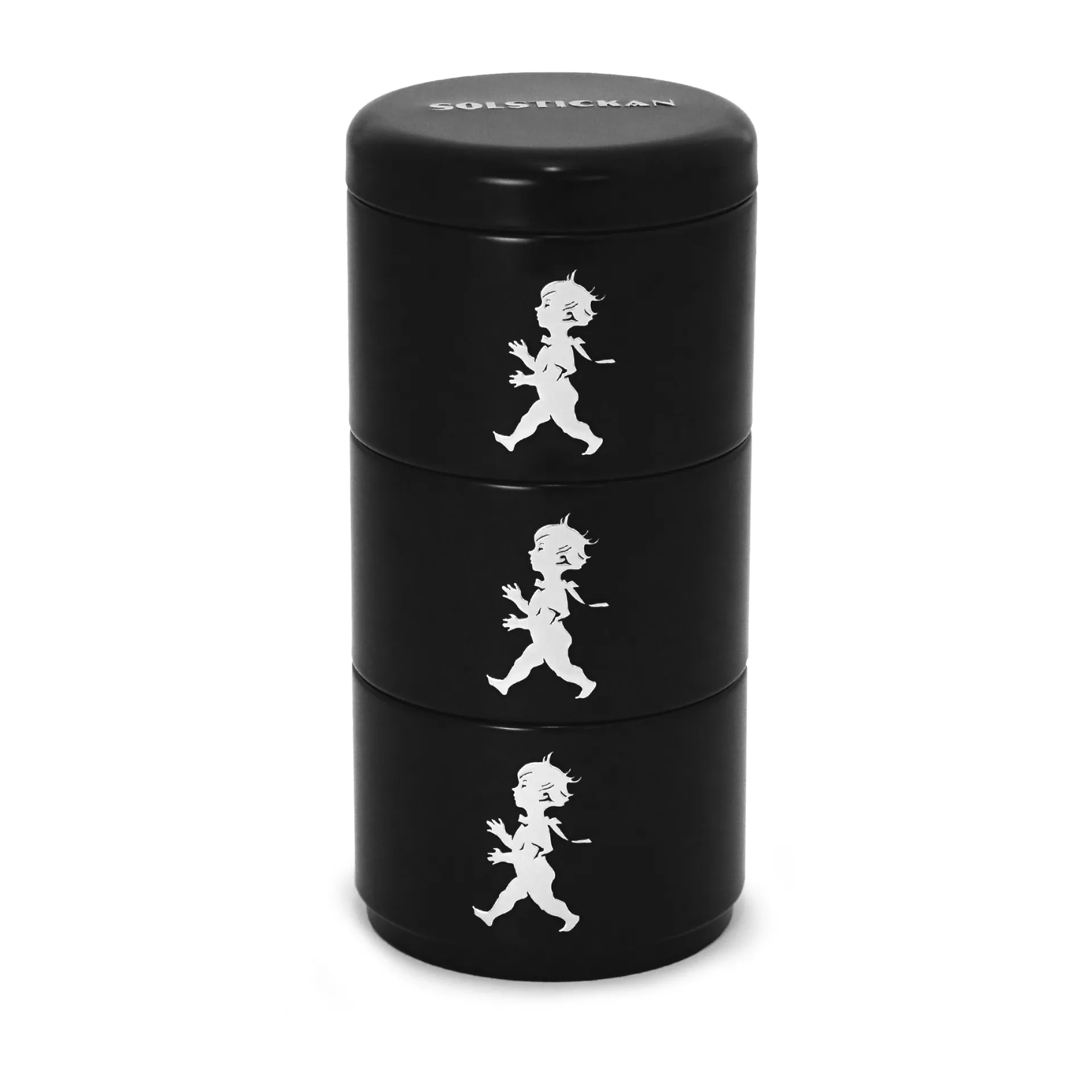 Solstickan Design Boîte Solstickan en trois partie Ø8,5 cm Noir