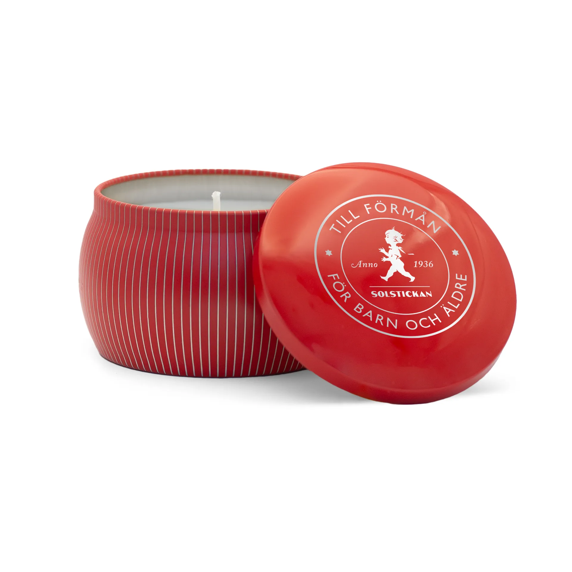Solstickan Design Bougie parfumée Solstickan 25 h Rouge-cannelle & orange