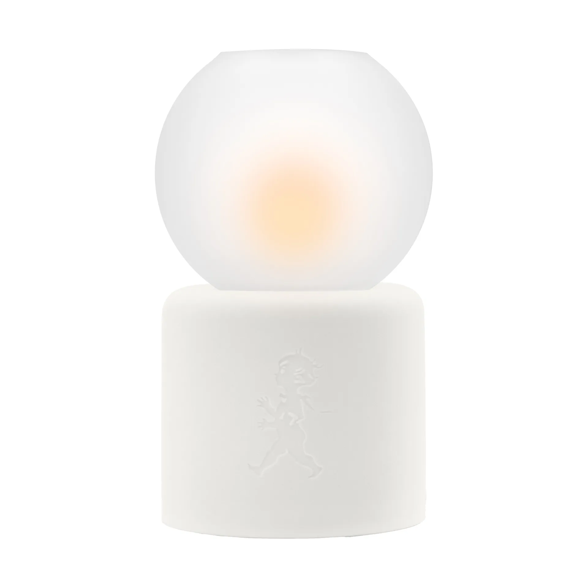 Solstickan Design Photophore Globe Ø9,5x17 cm Blanc