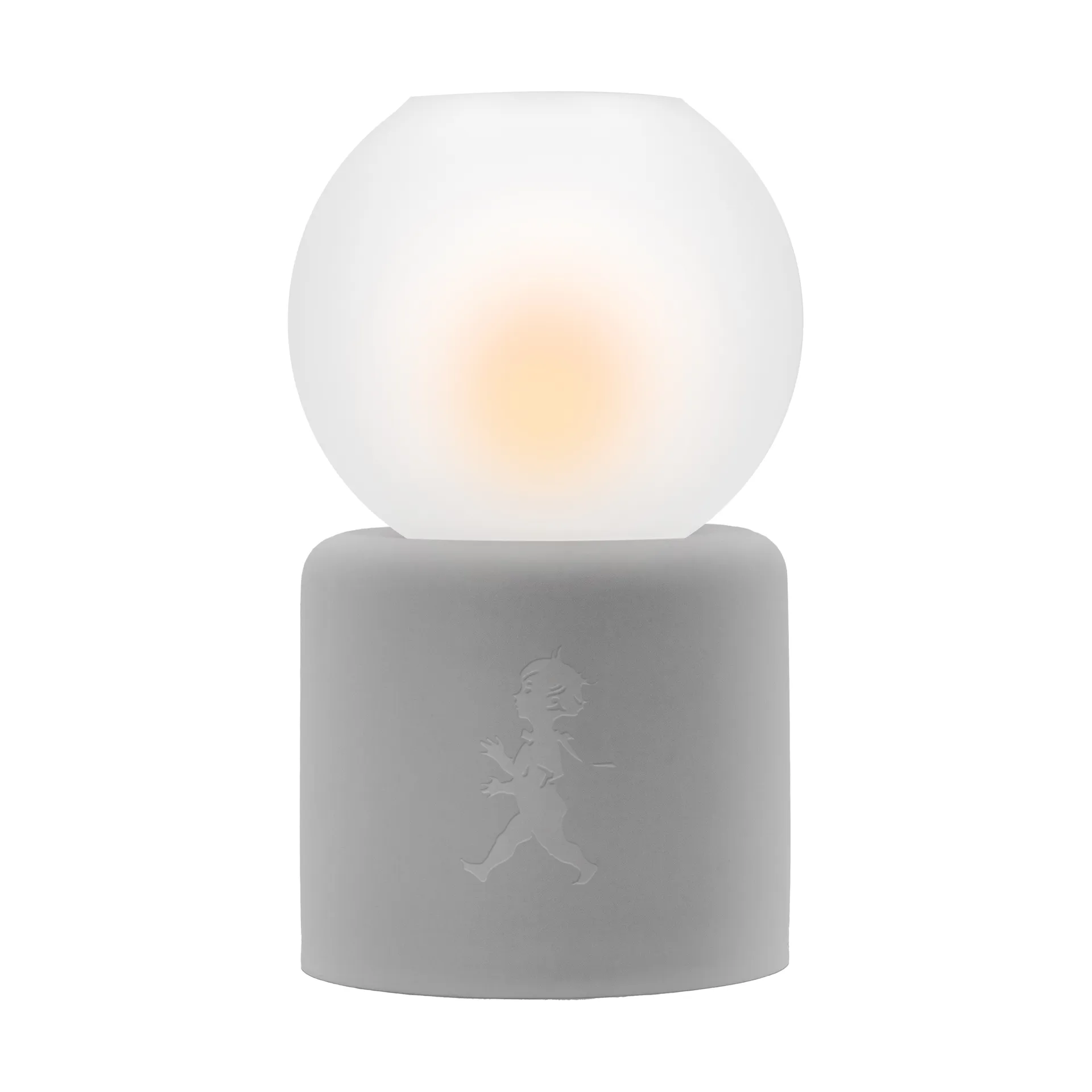 Solstickan Design Photophore Globe Ø9,5x17 cm Gris clair