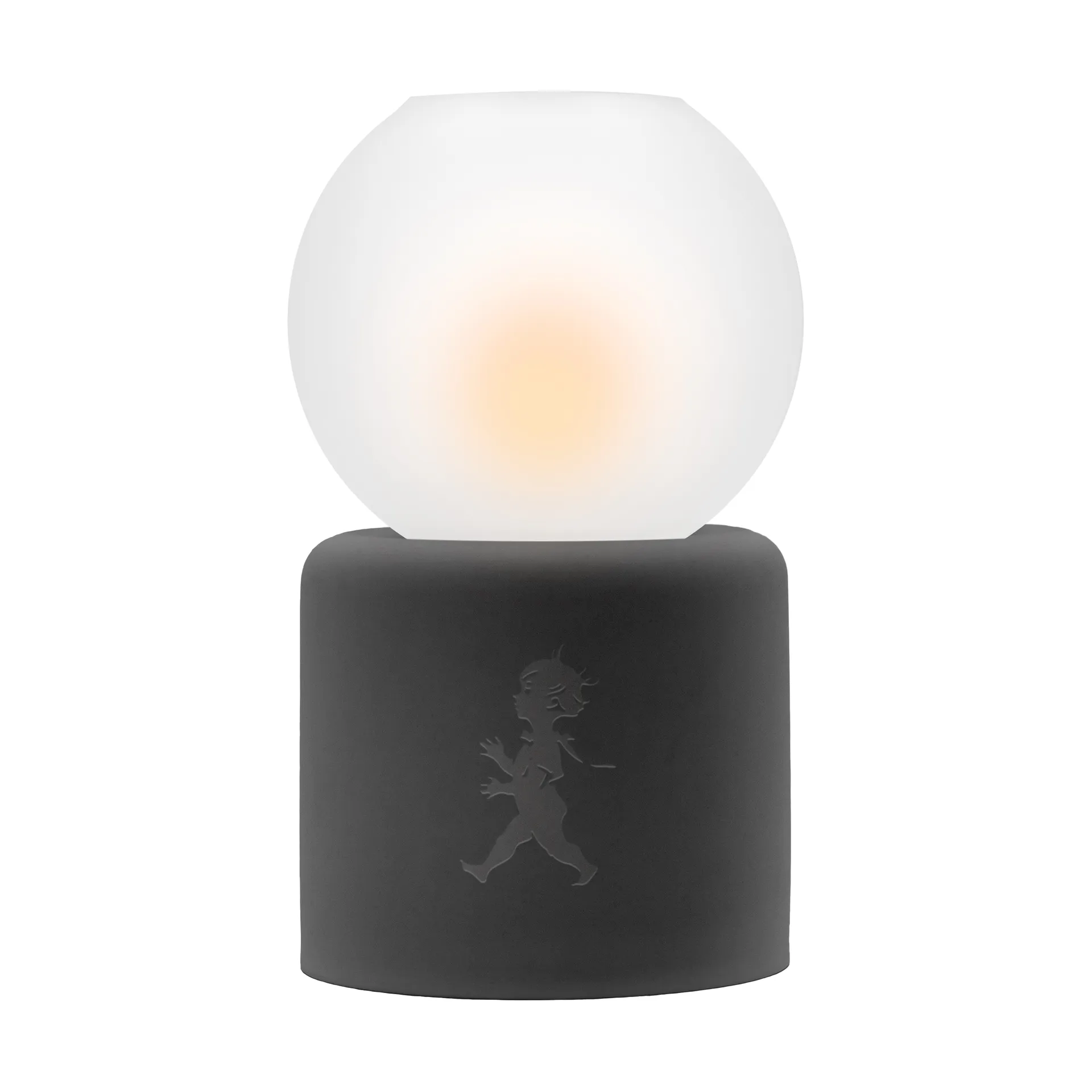 Solstickan Design Photophore Globe Ø9,5x17 cm Gris foncé