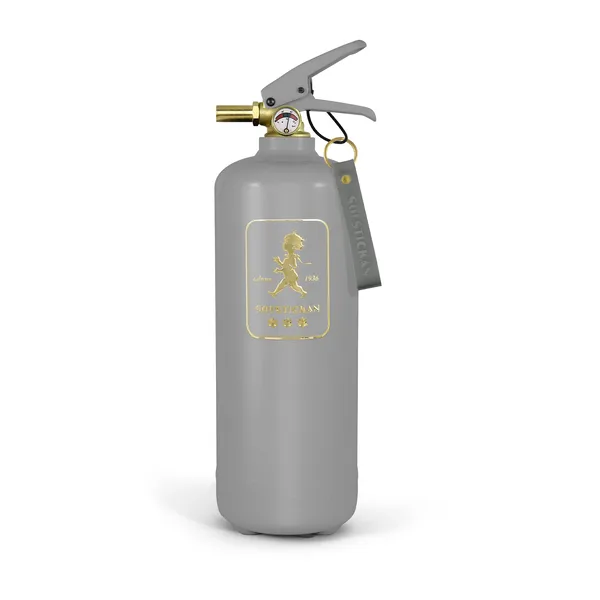Solstickan brandsläckare 2 kg, Design Edition grå