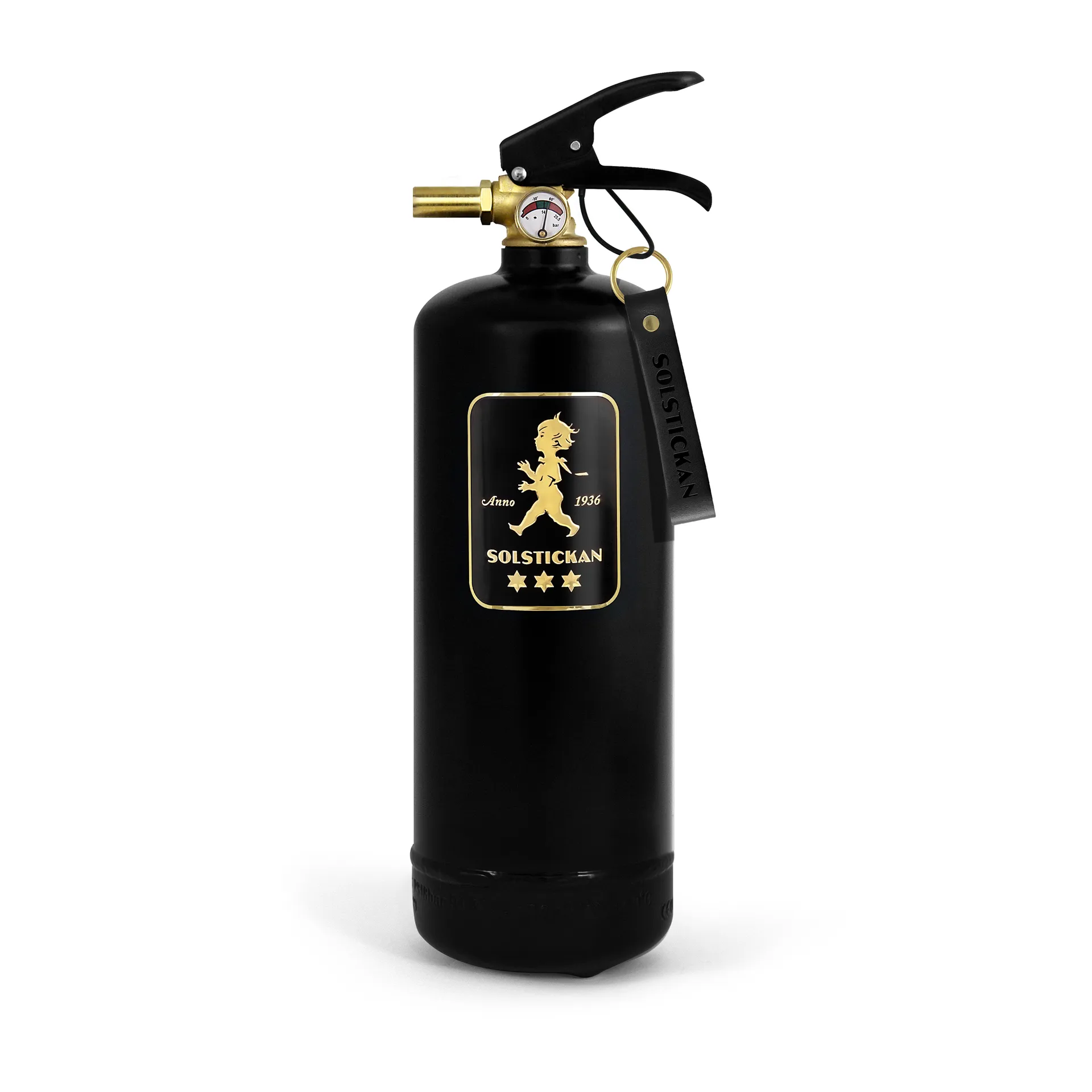 Solstickan Design Solstickan brandslukker 2 kg Sort/Guld