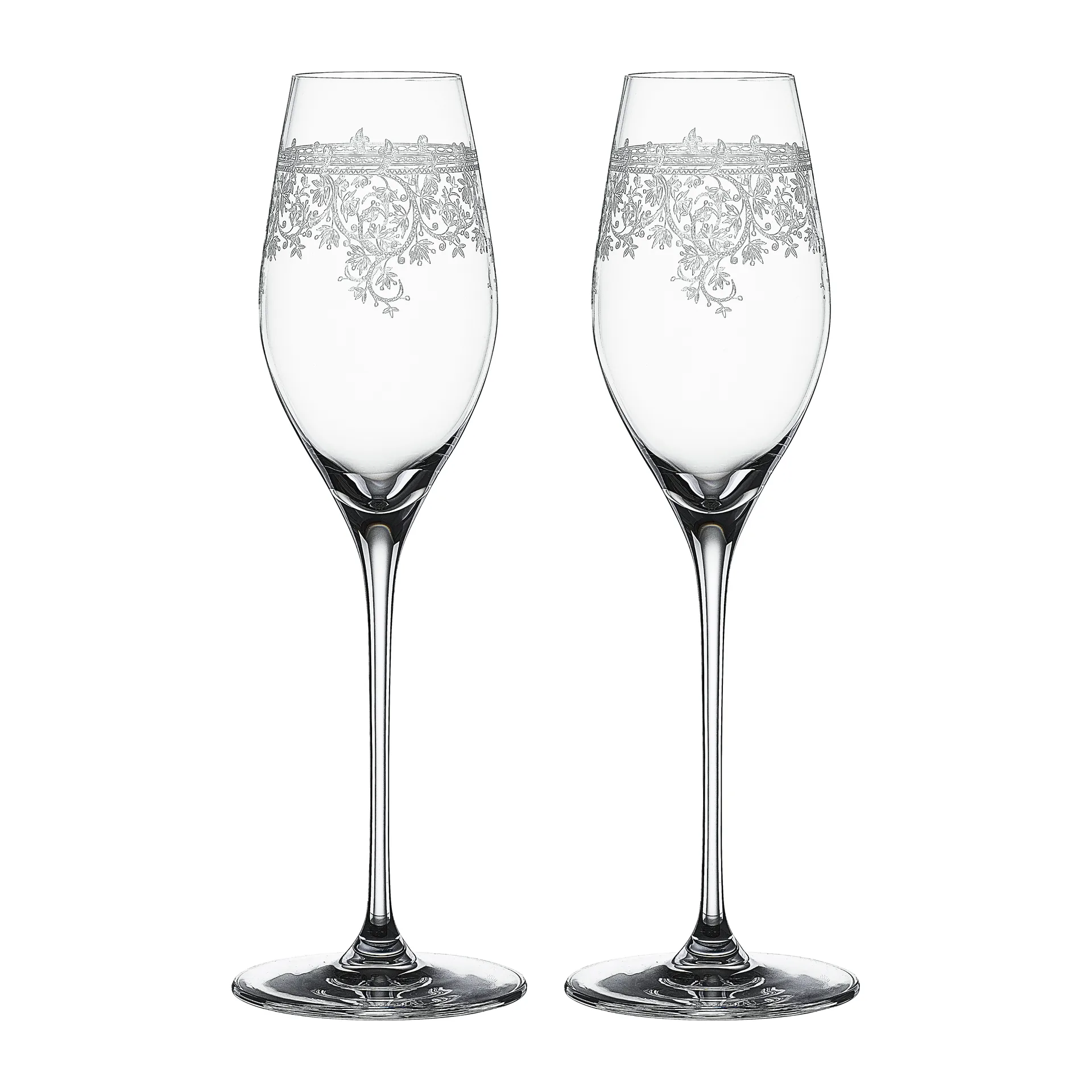 Spiegelau Arabesque champagneglas 30 cl 2-pak Klar