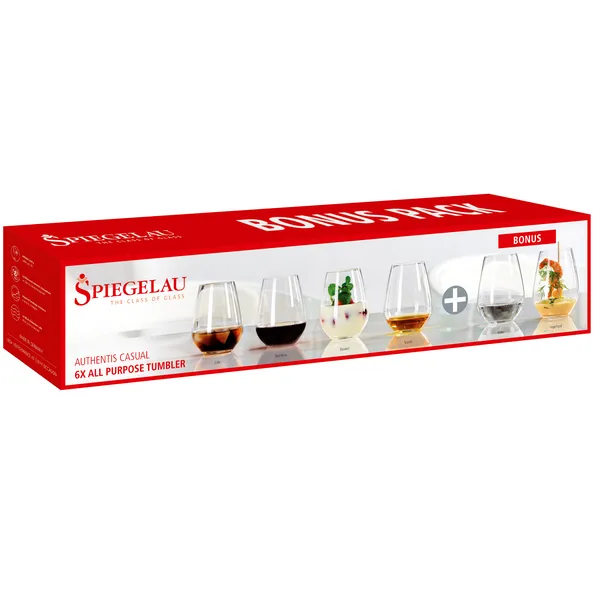 Authentis Casual allglas 6-pack, klar