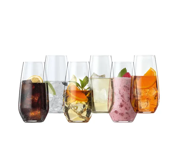 Authentis Casual summerdrinks glas 6-pack 55 cl, Klar