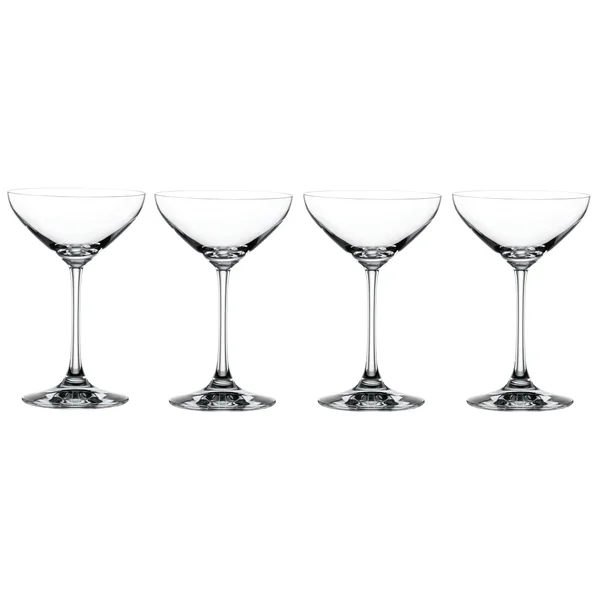 Authentis Dessert-Champagneskål, 4-pack, klar