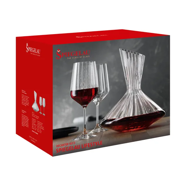 LifeStyle Decanterset 3 delar, Klar