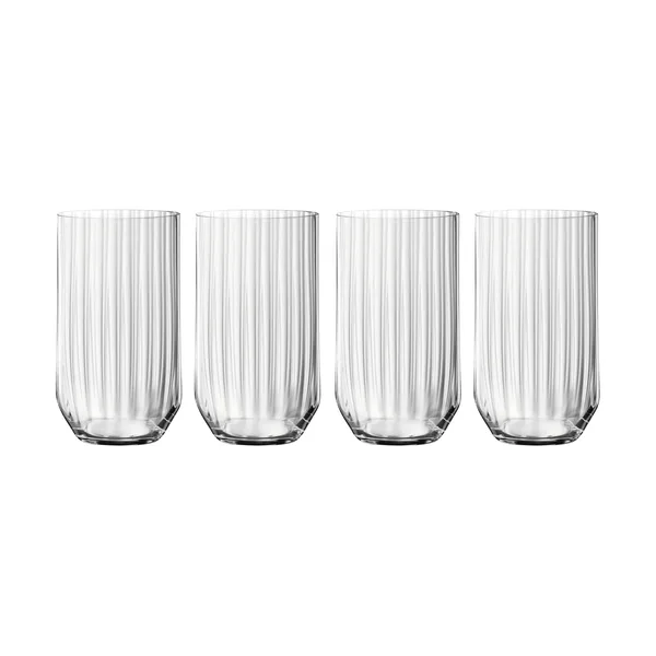 Linear long drink glas 44,5 cl 4-pack, Klar