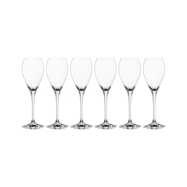 Party Champagneglas, 6-pack, Klar