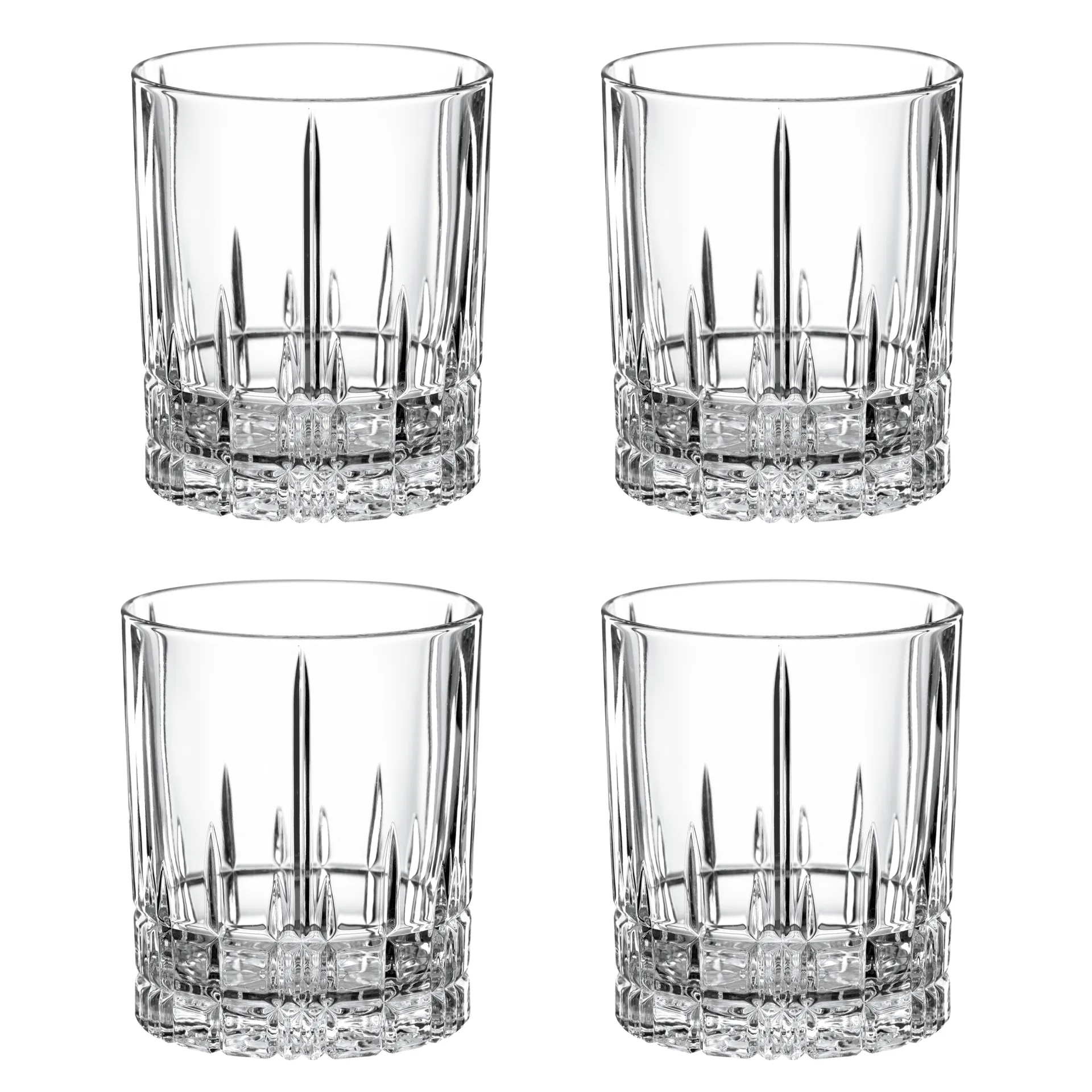 Spiegelau Perfect Serve Whiskeyglas DOF 37cl , 4-pack klar