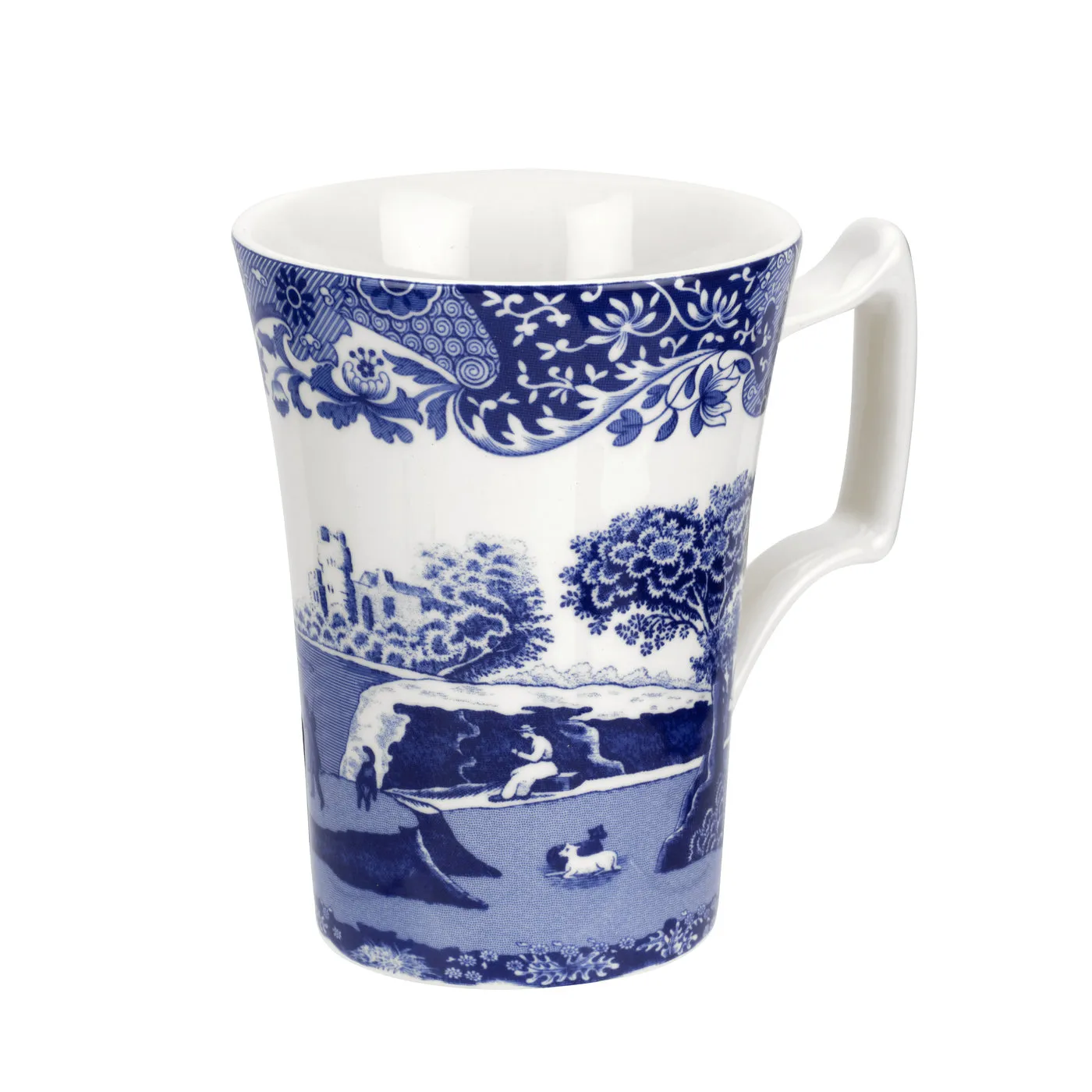 Spode Blåt italiensk hyttekrus 28 cl