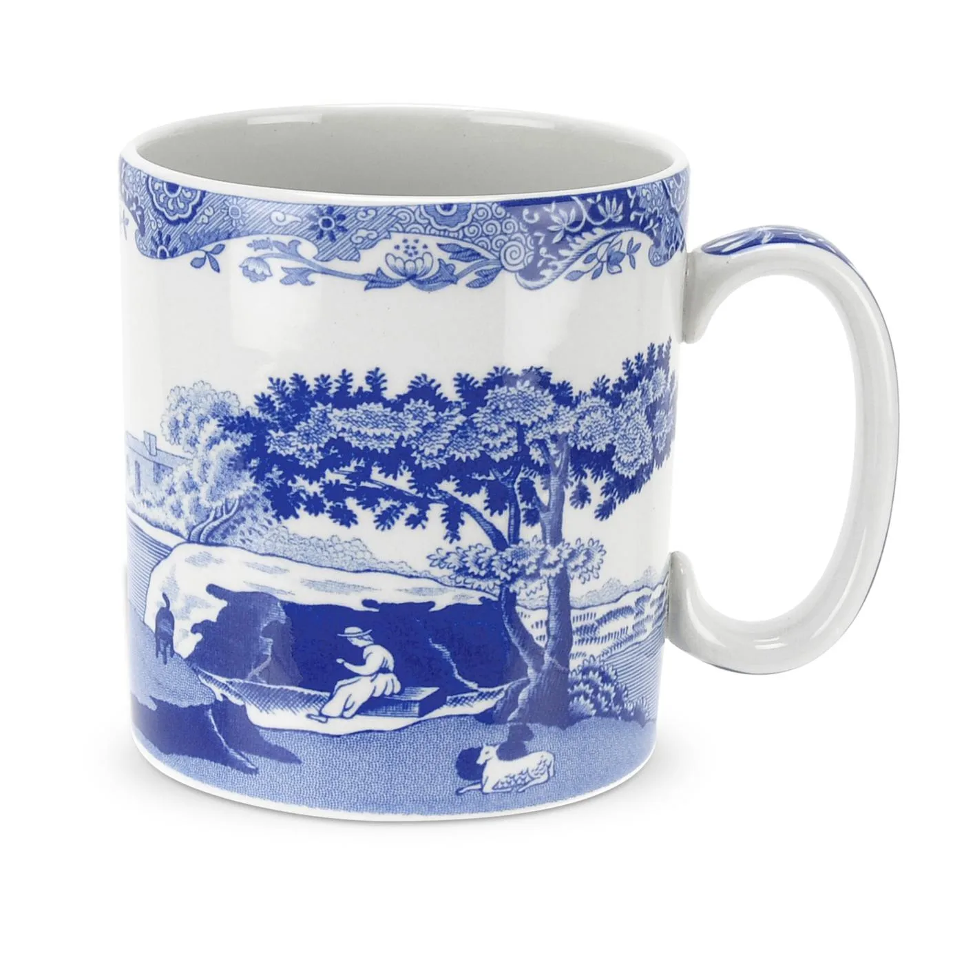 Spode Blåt italiensk krus, lille 25 cl