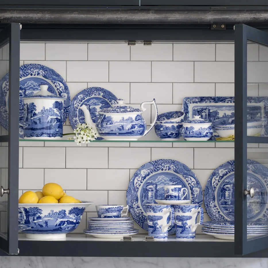 Blue Italian Breakfast cup and saucer - Spode | KitchenTime