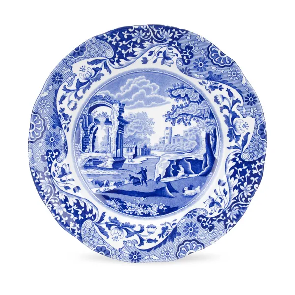 Blue Italian tallrik, 23 cm