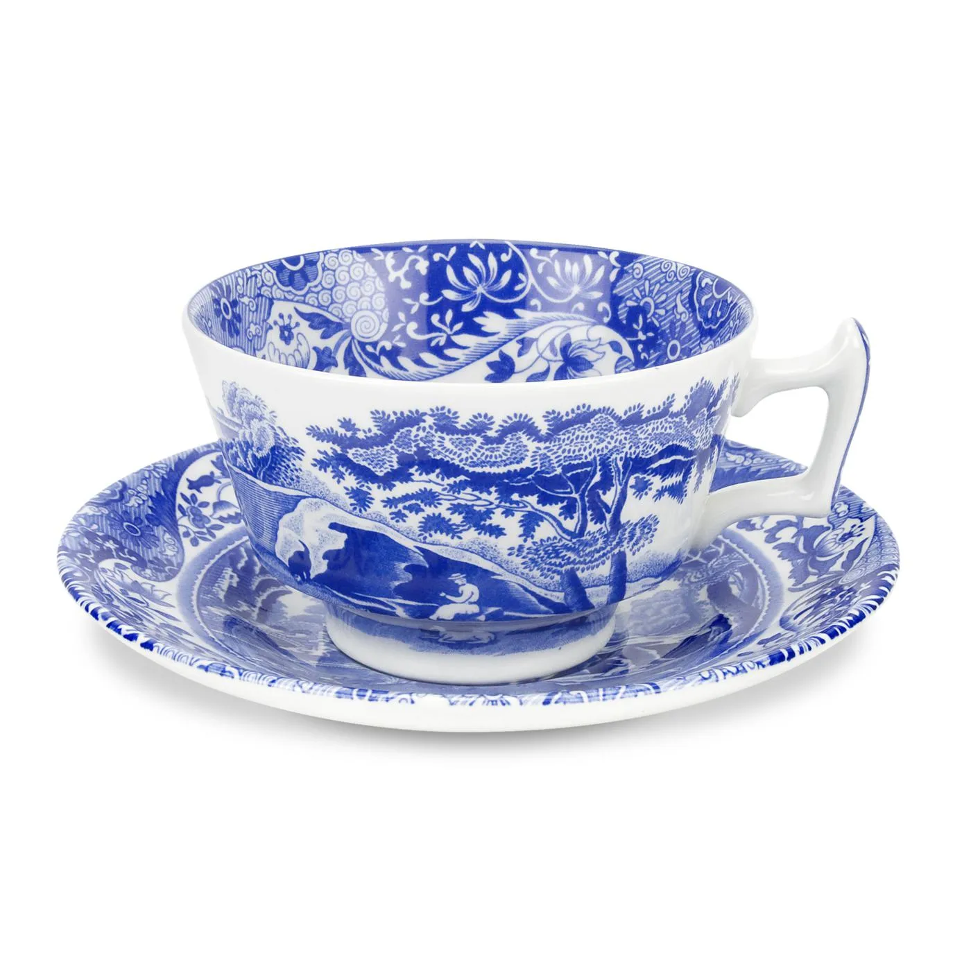 Spode Blue Italian tekopp med sk&aring;l 20 cl
