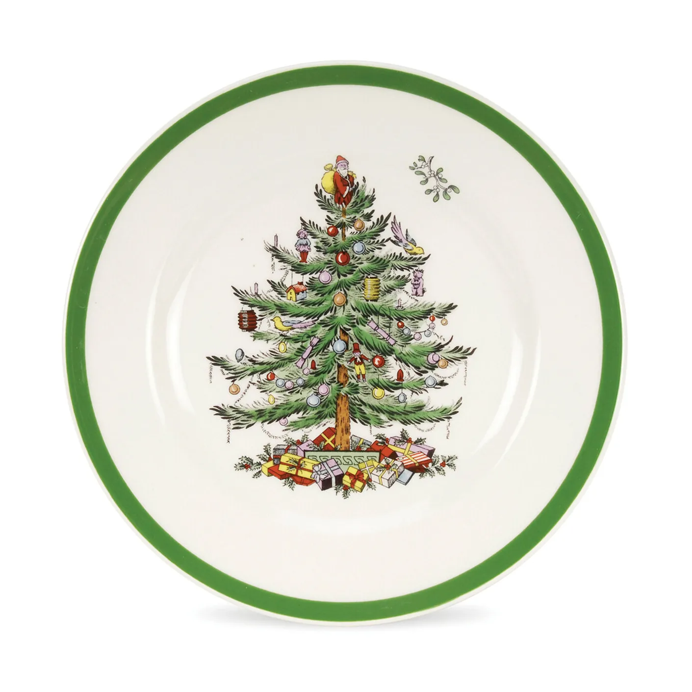 Spode Christmas Tree asiet Ø20 cm White-green-red